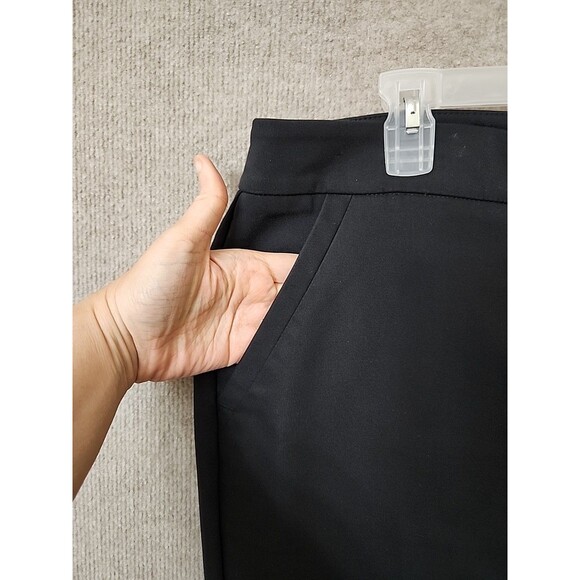 Chicos So Slimming Dress Pants Women 3 US 16 Short Black Straight Leg Stretch - Picture 2 of 8